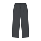 Solid Color Straight-Leg Sweatpants
